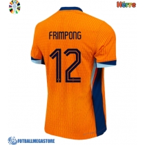 Fotballdrakt Herre Nederland Jeremie Frimpong #12 Hjemmedrakt EM 2024 Kortermet